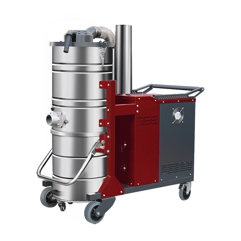 自贡坦洁380V 双桶手动反吹工业吸尘器X8系列